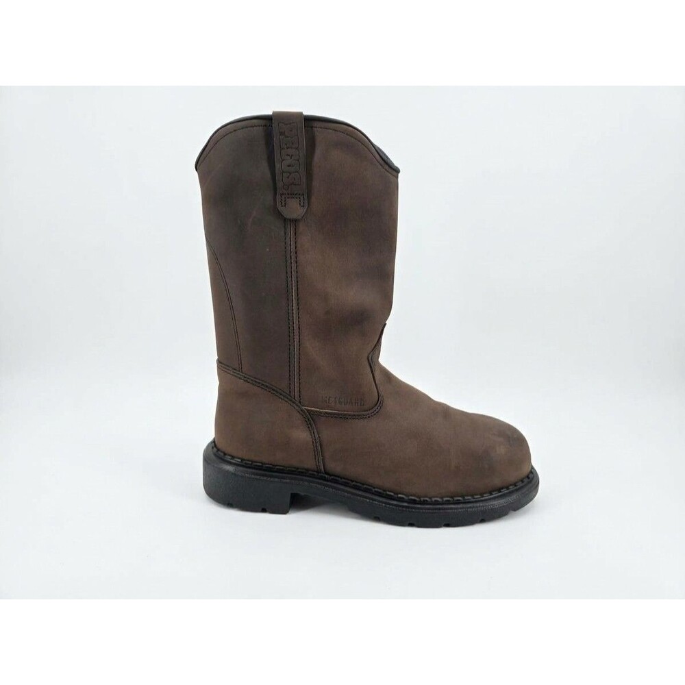 RED WING 4436 SUPERSOLE 11-INCH WATERPROOF SAFETY TOE METGUARD PULLON BOOTS 9 EE
